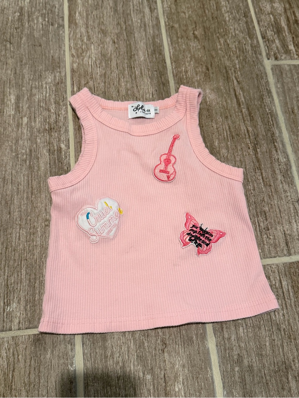 LOLA AND THE BOYS CRUEL SUMMER TANK TOP TAYLOR SWIFT